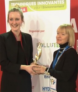 Le Prix ADEME 2014 des Techniques Innovantes pour l'Environnement remis à Tatiana Budtova pour son bio-aérogel super-isolant thermique