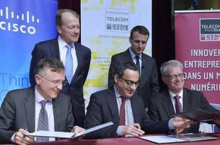 Chaire Cisco-Télécom ParisTech, Emmanuel Macron