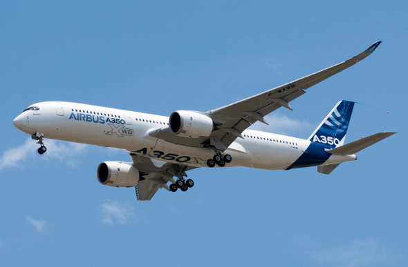 50 % de la structure de l'Airbus A350 est en composite. Le secteur des transports est particulièrement intéressé par ces matériaux. 