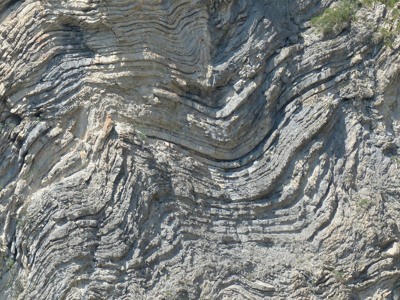 Les plis géologiques nous apparaissent immuables. Mais à une échelle de temps plus grande qu'une vie humaine, ils sont pourtant mobiles. 