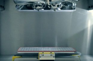 Mise en forme d'un prototype piézoélectrique par impression 3D.