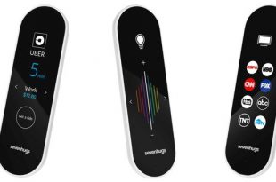 Sevenhugs remporte un CES 2017 Innovation Award pour sa télécommande intelligente capable de contrôler plusieurs appareils. Crédits : Sevenhugs.