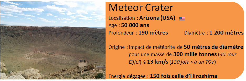 meteor crater, balade mentale