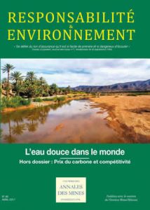 Environnement, Eau douce, Annales des Mines