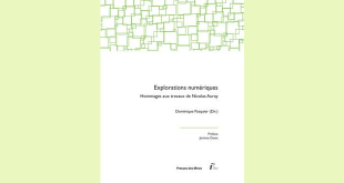 Nicolas Auray, Jérôme Denis, Presses des Mines, Explorations numériques