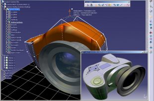 Le logiciel Catia est l'un des plus utilisés en modélisation 3D pour la simulation numérique. Source : Wikimédia / CDC Catia.