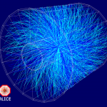 Au LHC, les collisions de noyaux lourds produisent des milliers de particules sous les yeux du détecteur ALICE.