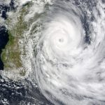 Vue satellite du cyclone Gael passant au dessus de la Réunion en 2009© NASA, Jeff Schmaltz